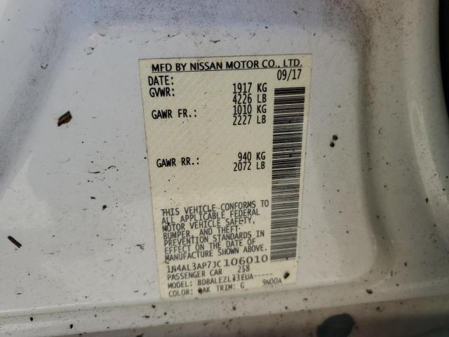 Photo 11 VIN: 1N4AL3AP7JC106010 - NISSAN ALTIMA 2.5 