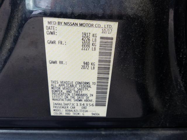 Photo 9 VIN: 1N4AL3AP7JC134356 - NISSAN ALTIMA 