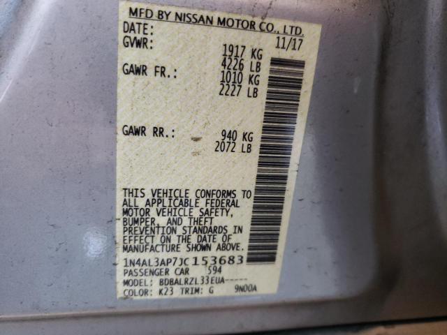 Photo 9 VIN: 1N4AL3AP7JC153683 - NISSAN ALTIMA 2.5 