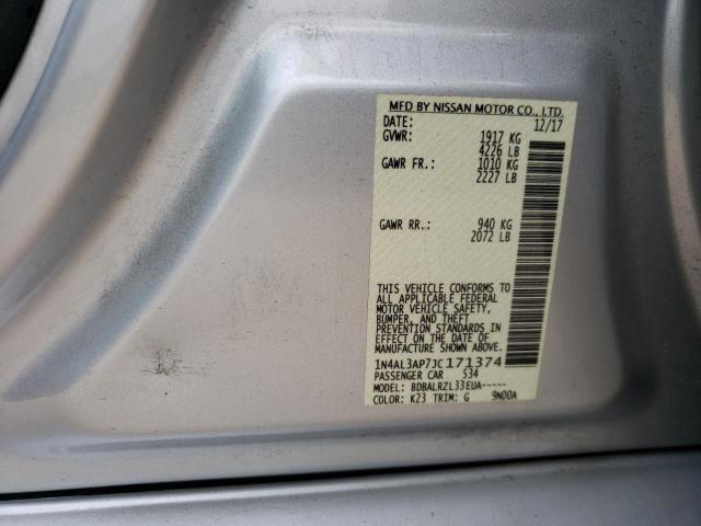 Photo 9 VIN: 1N4AL3AP7JC171374 - NISSAN ALTIMA 2.5 