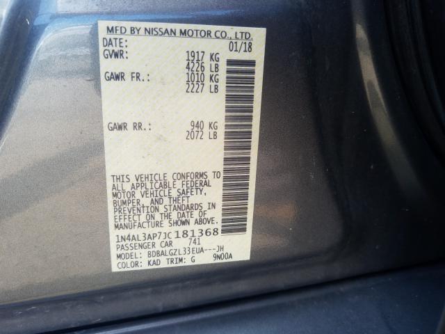 Photo 9 VIN: 1N4AL3AP7JC181368 - NISSAN ALTIMA 2.5 