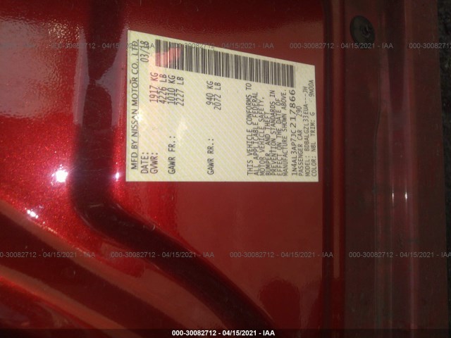 Photo 8 VIN: 1N4AL3AP7JC217866 - NISSAN ALTIMA 