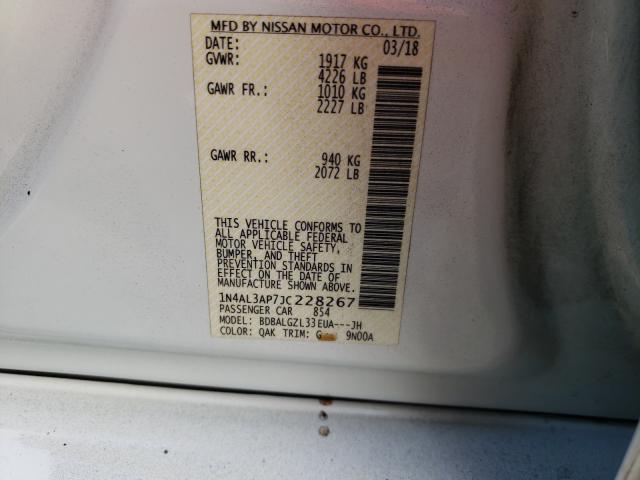 Photo 9 VIN: 1N4AL3AP7JC228267 - NISSAN ALTIMA 