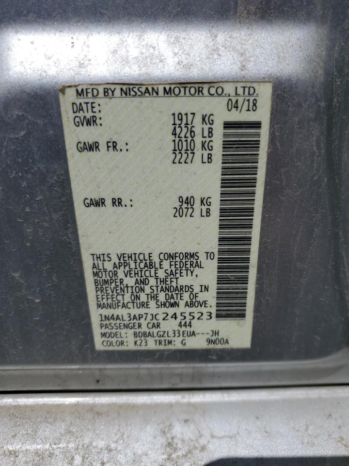 Photo 11 VIN: 1N4AL3AP7JC245523 - NISSAN ALTIMA 