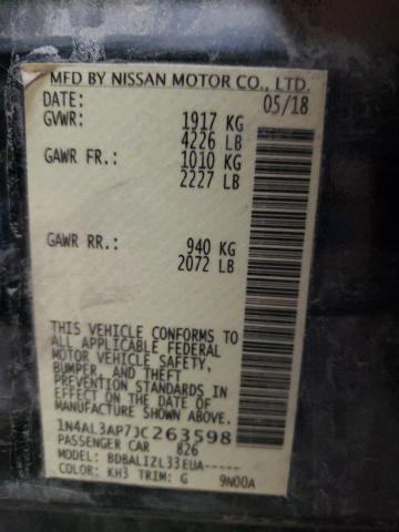 Photo 9 VIN: 1N4AL3AP7JC263598 - NISSAN ALTIMA 2.5 