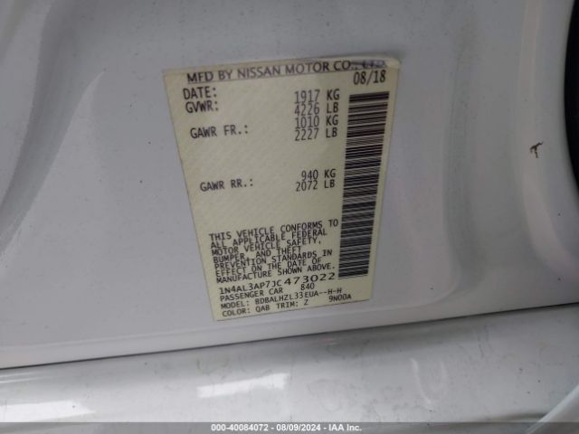 Photo 8 VIN: 1N4AL3AP7JC473022 - NISSAN ALTIMA 