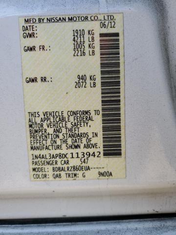 Photo 11 VIN: 1N4AL3AP8DC113942 - NISSAN ALTIMA 2.5 