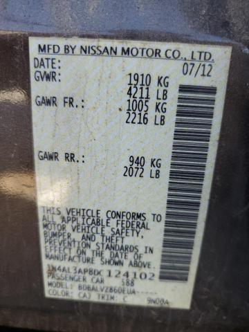 Photo 12 VIN: 1N4AL3AP8DC124102 - NISSAN ALTIMA 2.5 