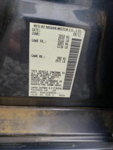 Photo 9 VIN: 1N4AL3AP8DC127906 - NISSAN ALTIMA 2.5 