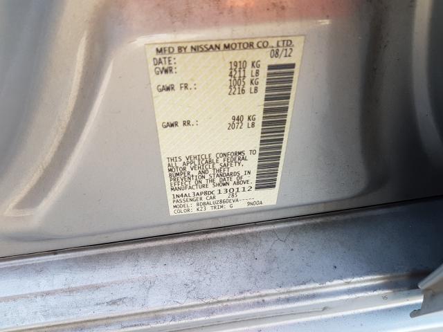 Photo 9 VIN: 1N4AL3AP8DC130112 - NISSAN ALTIMA 2.5 