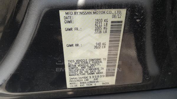 Photo 2 VIN: 1N4AL3AP8DC135939 - NISSAN ALTIMA 