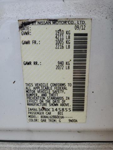 Photo 12 VIN: 1N4AL3AP8DC145855 - NISSAN ALTIMA 