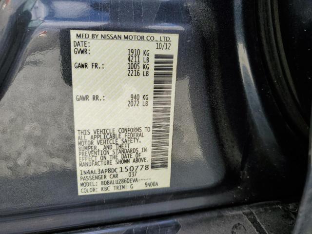 Photo 11 VIN: 1N4AL3AP8DC150778 - NISSAN ALTIMA 2.5 