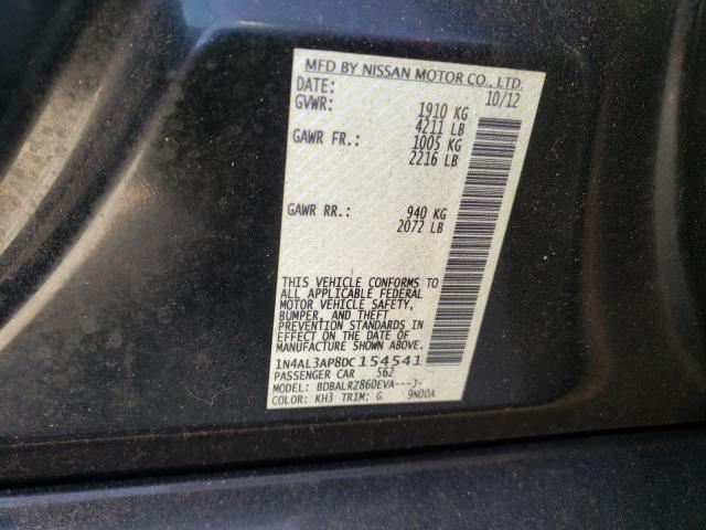 Photo 9 VIN: 1N4AL3AP8DC154541 - NISSAN ALTIMA 2.5 