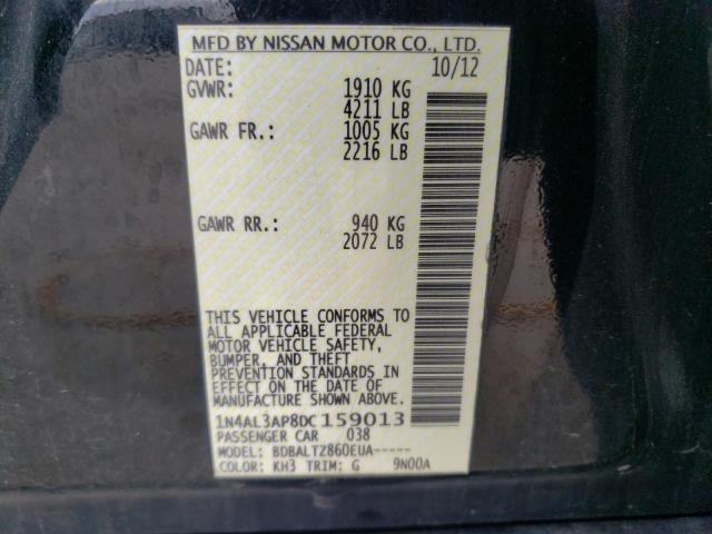 Photo 11 VIN: 1N4AL3AP8DC159013 - NISSAN ALTIMA 