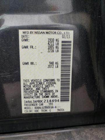 Photo 12 VIN: 1N4AL3AP8DC214494 - NISSAN ALTIMA 