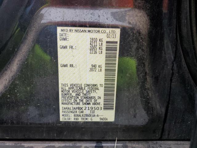 Photo 12 VIN: 1N4AL3AP8DC219503 - NISSAN ALTIMA 