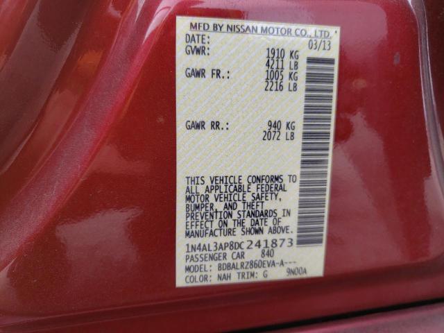 Photo 12 VIN: 1N4AL3AP8DC241873 - NISSAN ALTIMA 