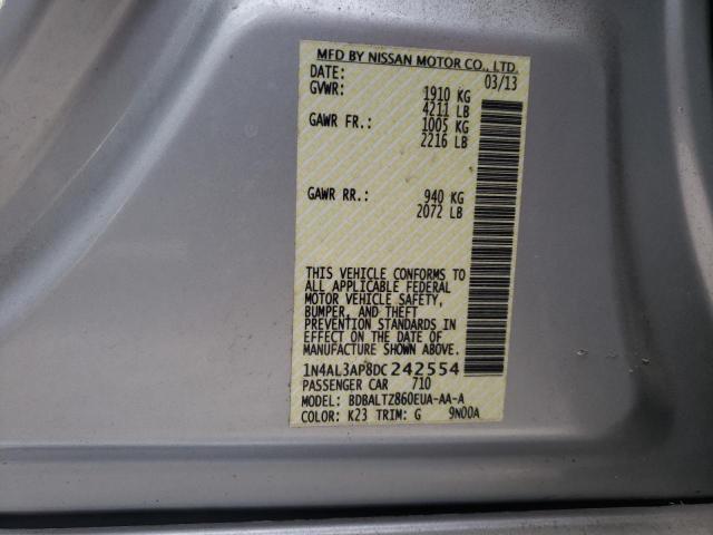 Photo 11 VIN: 1N4AL3AP8DC242554 - NISSAN ALTIMA 