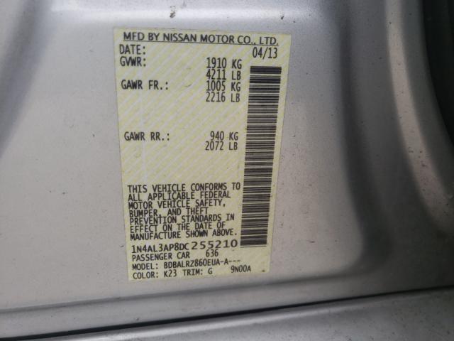 Photo 9 VIN: 1N4AL3AP8DC255210 - NISSAN ALTIMA 2.5 