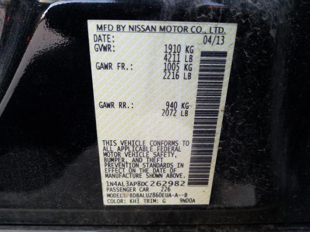 Photo 9 VIN: 1N4AL3AP8DC262982 - NISSAN ALTIMA 2.5 