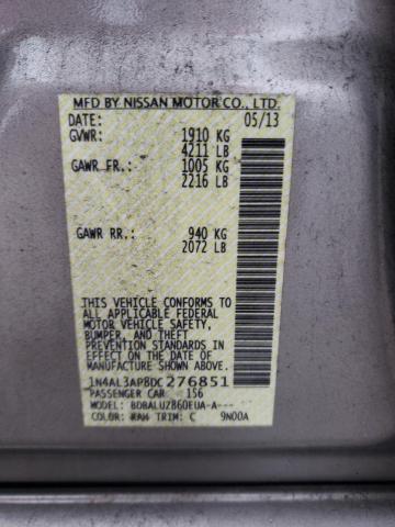 Photo 11 VIN: 1N4AL3AP8DC276851 - NISSAN ALTIMA 2.5 