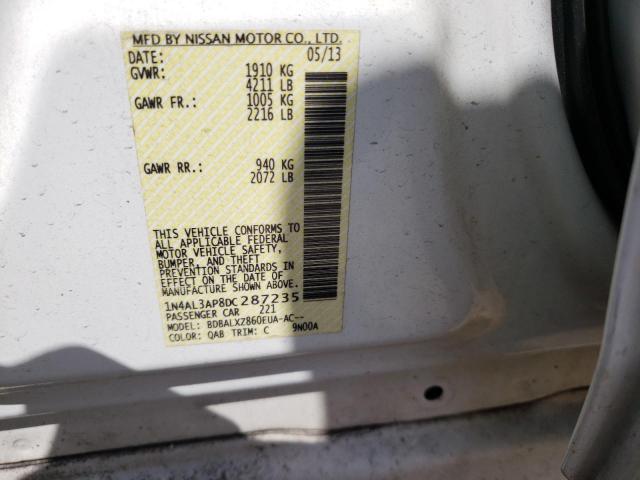 Photo 12 VIN: 1N4AL3AP8DC287235 - NISSAN ALTIMA 