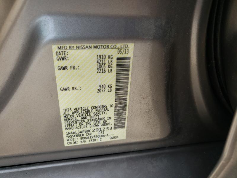 Photo 9 VIN: 1N4AL3AP8DC291253 - NISSAN ALTIMA 2.5 