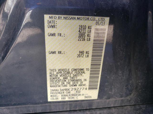 Photo 12 VIN: 1N4AL3AP8DC292774 - NISSAN ALTIMA 