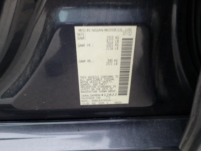 Photo 9 VIN: 1N4AL3AP8DN412822 - NISSAN ALTIMA 2.5 