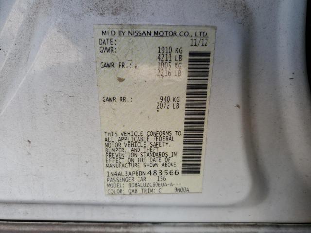 Photo 11 VIN: 1N4AL3AP8DN483566 - NISSAN ALTIMA 2.5 