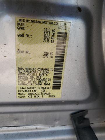 Photo 12 VIN: 1N4AL3AP8EC100447 - NISSAN ALTIMA 