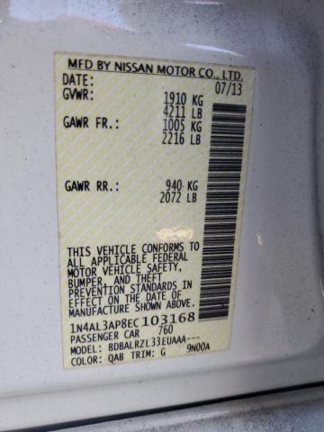 Photo 11 VIN: 1N4AL3AP8EC103168 - NISSAN ALTIMA 2.5 