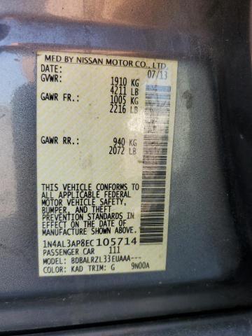 Photo 11 VIN: 1N4AL3AP8EC105714 - NISSAN ALTIMA 2.5 