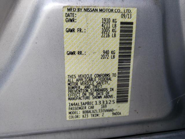 Photo 9 VIN: 1N4AL3AP8EC133125 - NISSAN ALTIMA 2.5 