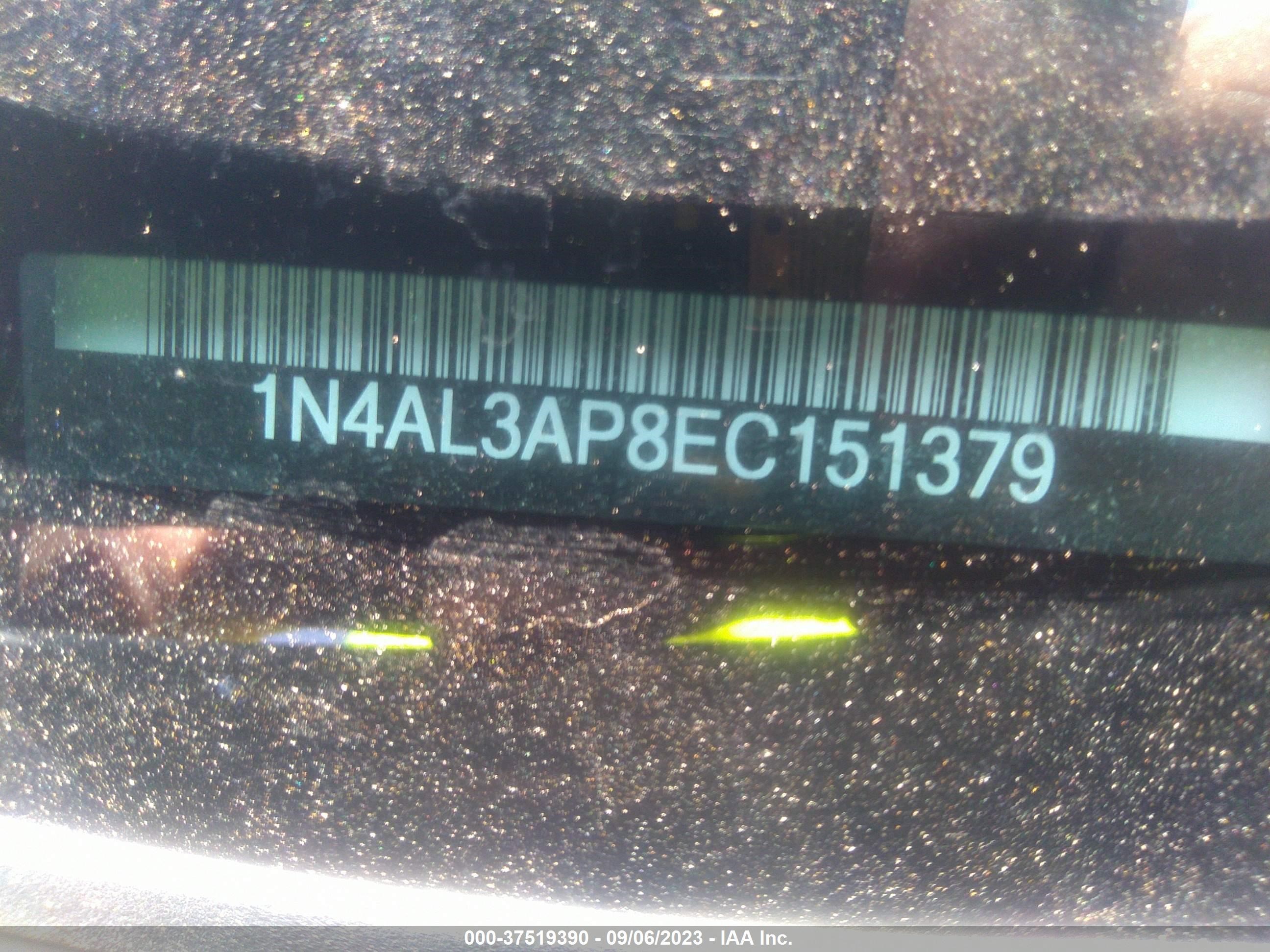 Photo 8 VIN: 1N4AL3AP8EC151379 - NISSAN ALTIMA 