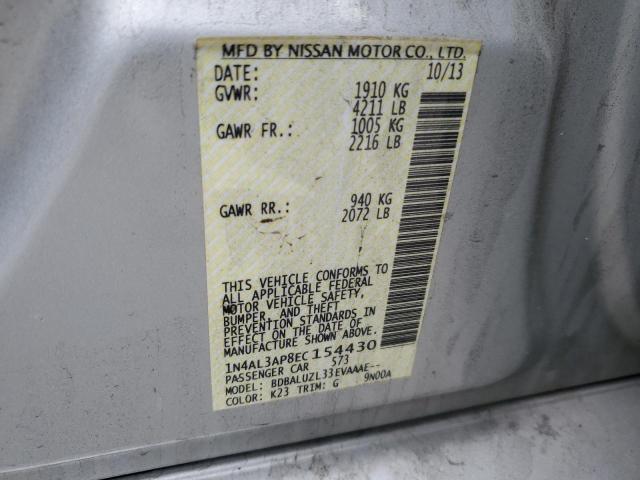 Photo 11 VIN: 1N4AL3AP8EC154430 - NISSAN ALTIMA 