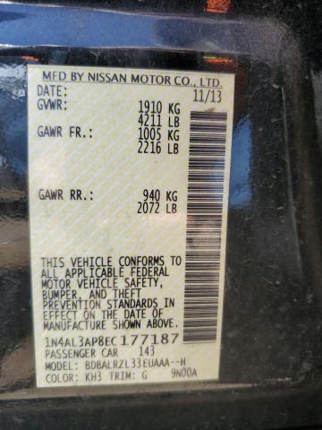 Photo 11 VIN: 1N4AL3AP8EC177187 - NISSAN ALTIMA 2.5 