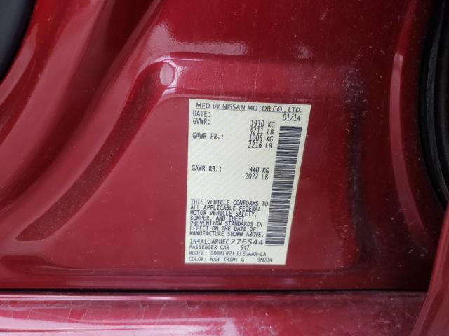 Photo 9 VIN: 1N4AL3AP8EC276544 - NISSAN ALTIMA 2.5 