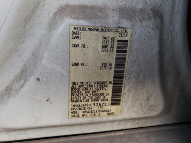 Photo 11 VIN: 1N4AL3AP8EC326715 - NISSAN ALTIMA 