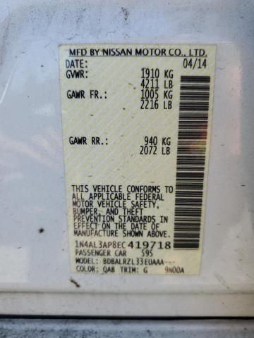 Photo 11 VIN: 1N4AL3AP8EC419718 - NISSAN ALTIMA 