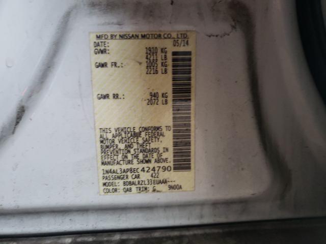 Photo 9 VIN: 1N4AL3AP8EC424790 - NISSAN ALTIMA 2.5 