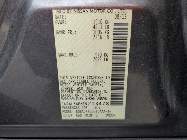 Photo 9 VIN: 1N4AL3AP8EN213478 - NISSAN ALTIMA 2.5 