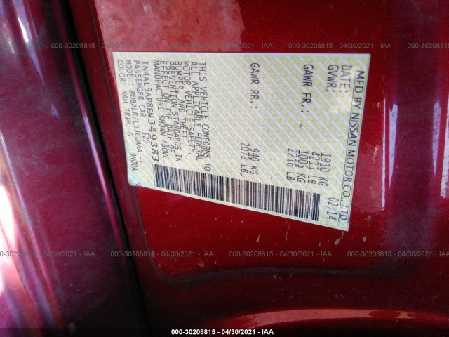 Photo 8 VIN: 1N4AL3AP8EN349383 - NISSAN ALTIMA 