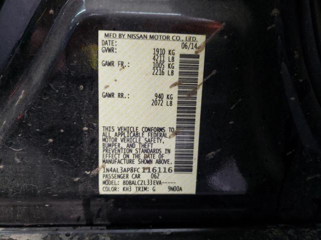 Photo 9 VIN: 1N4AL3AP8FC116116 - NISSAN ALTIMA 2.5 