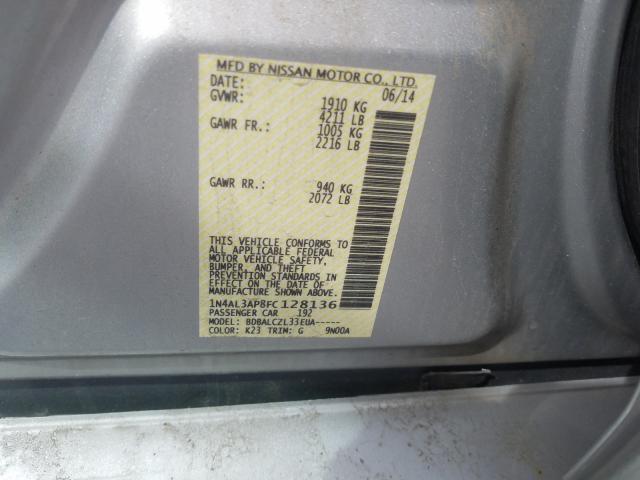 Photo 9 VIN: 1N4AL3AP8FC128136 - NISSAN ALTIMA 2.5 