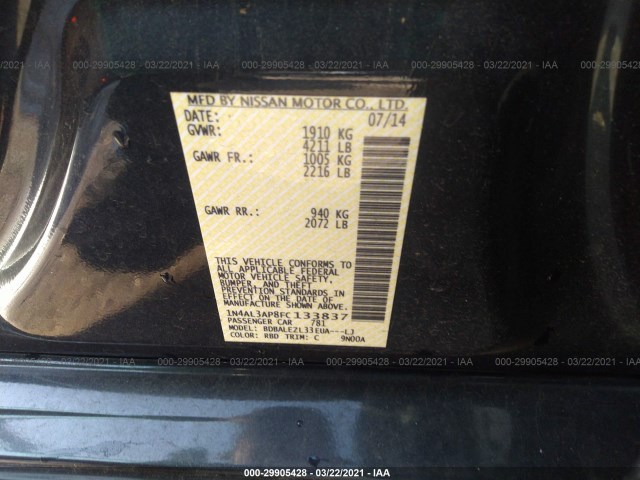 Photo 8 VIN: 1N4AL3AP8FC133837 - NISSAN ALTIMA 