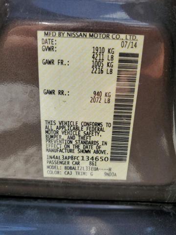 Photo 11 VIN: 1N4AL3AP8FC134650 - NISSAN ALTIMA 2.5 