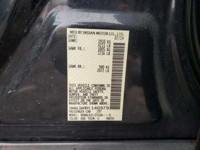 Photo 9 VIN: 1N4AL3AP8FC140979 - NISSAN ALTIMA 2.5 