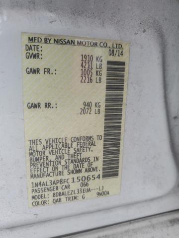 Photo 11 VIN: 1N4AL3AP8FC150654 - NISSAN ALTIMA 